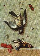 Jean Baptiste Oudry Nature morte avec trois oiseux morts France oil painting artist